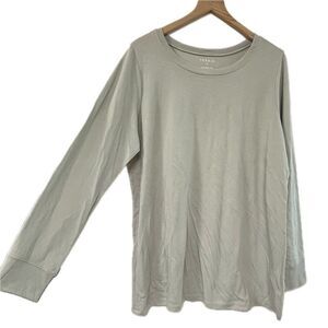 New Torrid Light Green Gray Long Sleeve Tee Shirt - Size 2X